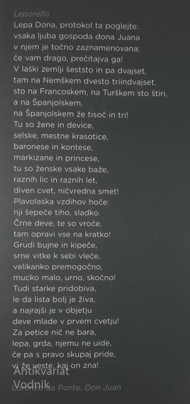 VRTINEC SEZNAMO, Umberto Eco