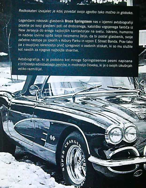 BRUCE SPRINGSTEEN; AVTOBIOGRAFIJA