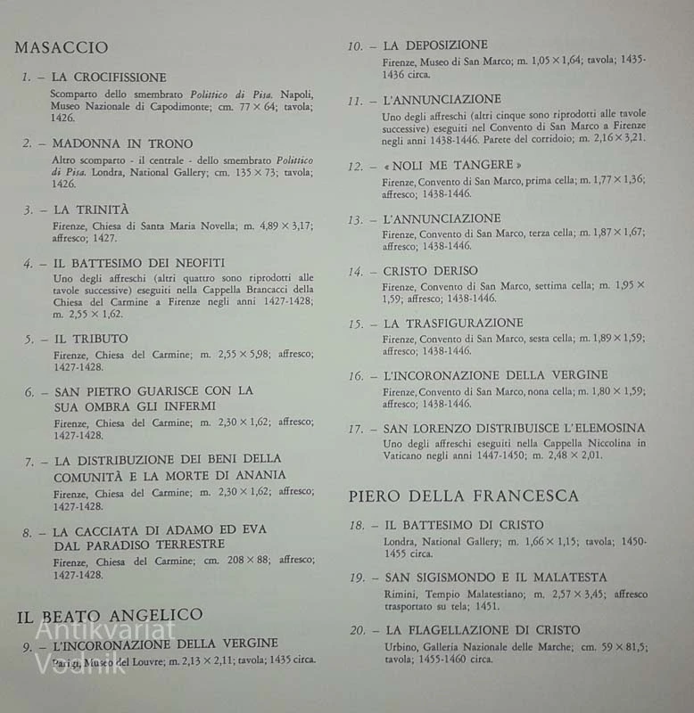 I GRANDI MASTERI DELLA PITTURA ITALIANA DEL QUATTROCENTO