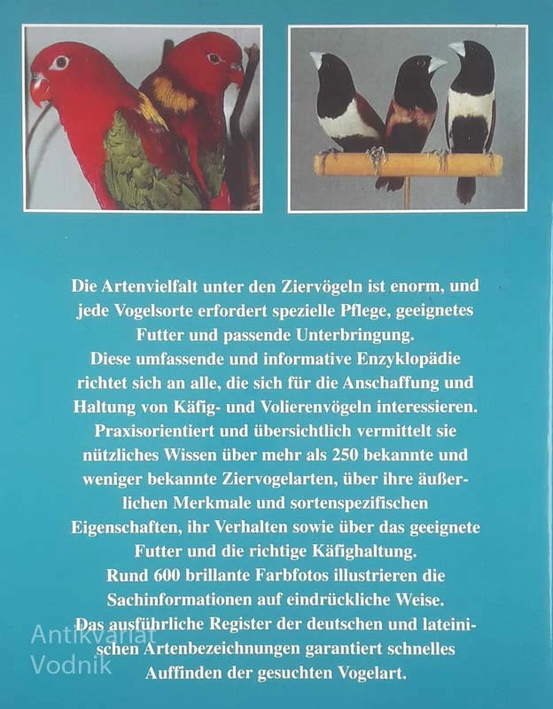 ZIERVOGEL ENZYKLOPADIE