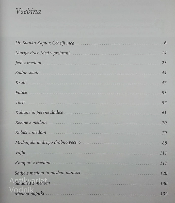 MED V PREHRANI, Marija Fras