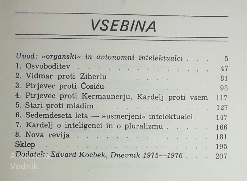 SLOVENSKI INTELEKTUALCI; OD VOJAŠKE DO CIVILNE DRUŽBE, Dimitrij Rupel