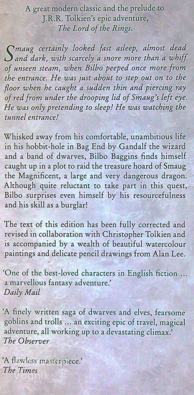 THE HOBBIT, J. R. R. Tolkien (ilustrirana izdaja)
