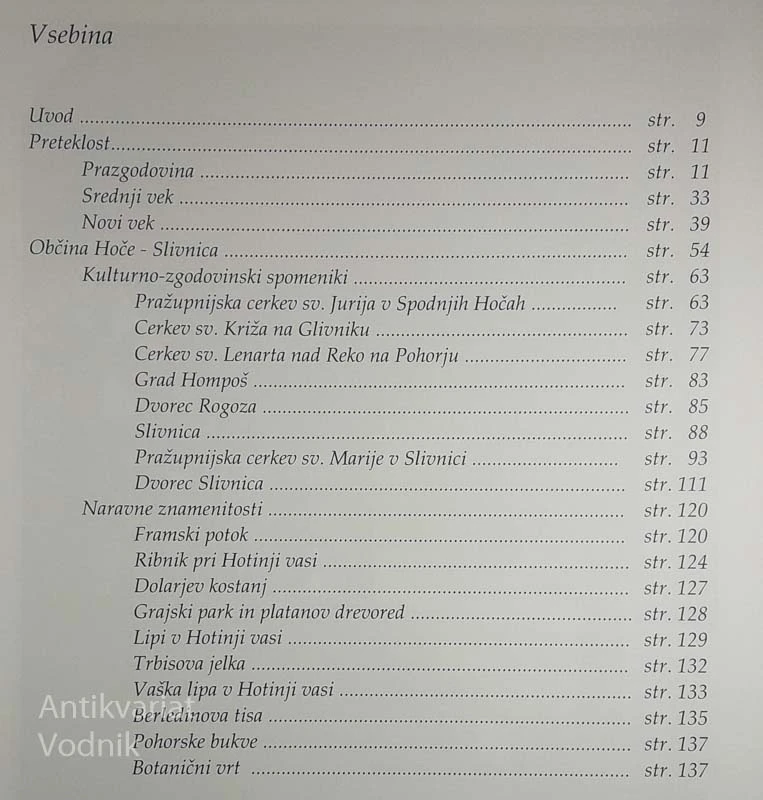 HOČE – SLIVNICA, več avtorjev