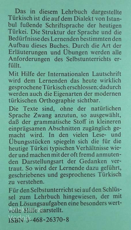 LANGENSCHEIDTS PRAKTISCHES LEHRBUCH – TURKISCH