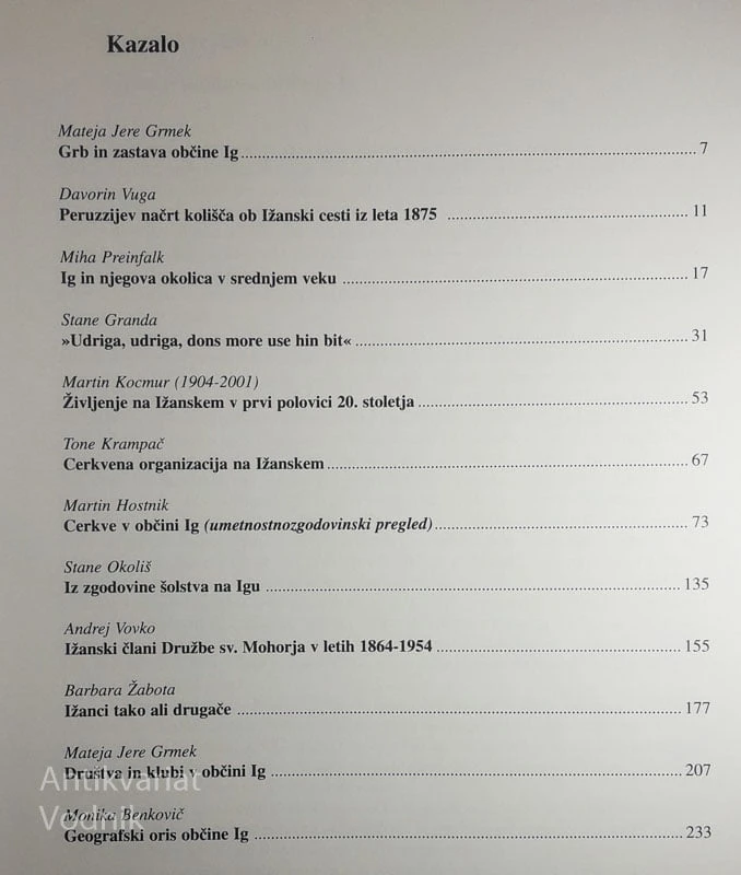 KRIM ODMEV BO DAL; ZBRONIK OBČINE IG 2002
