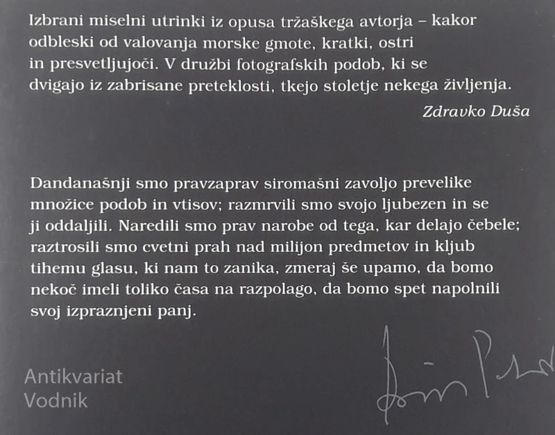 TAKO MISLIM, Boris Pahor