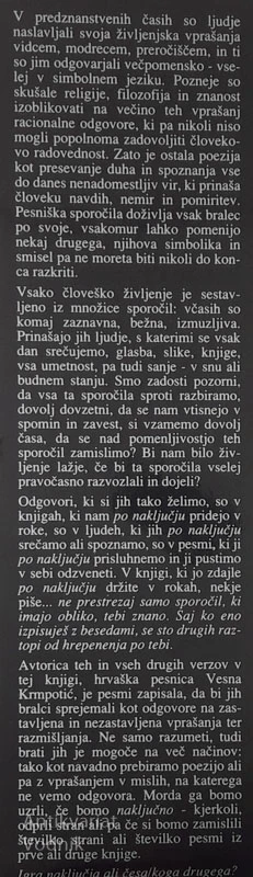 STO IN OSEM, Vesna Krmpotić