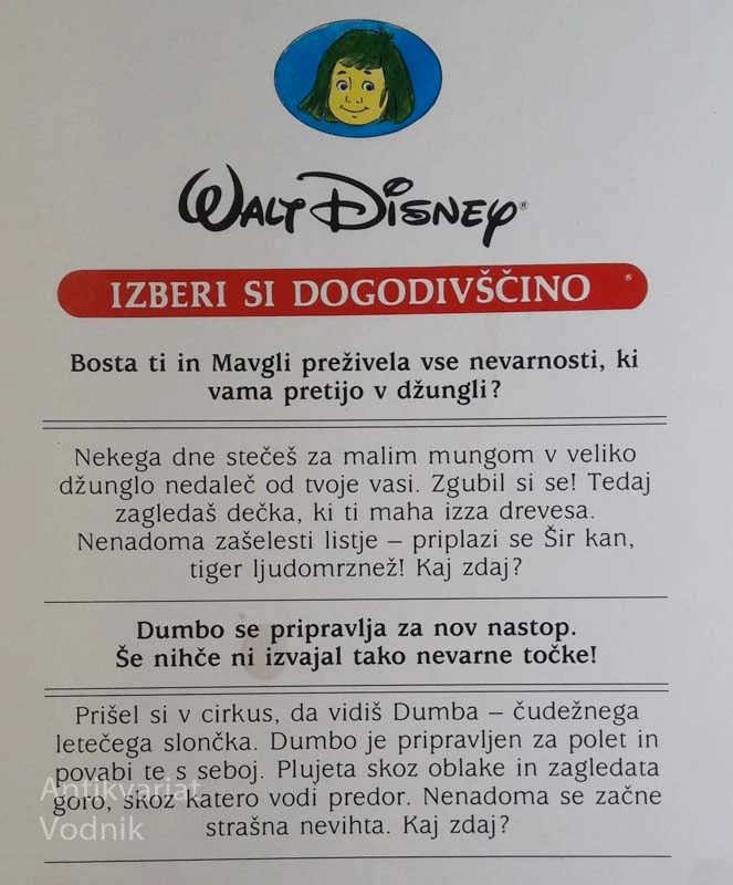 SLONČEK DUMBO V CIRKUSU, W. Disney