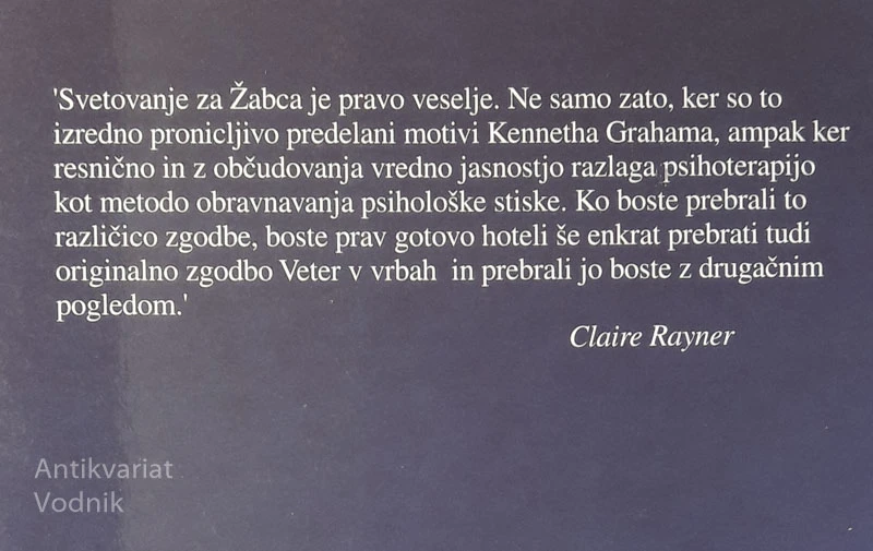 SVETOVANJE ZA ŽABCA, Robert de Board