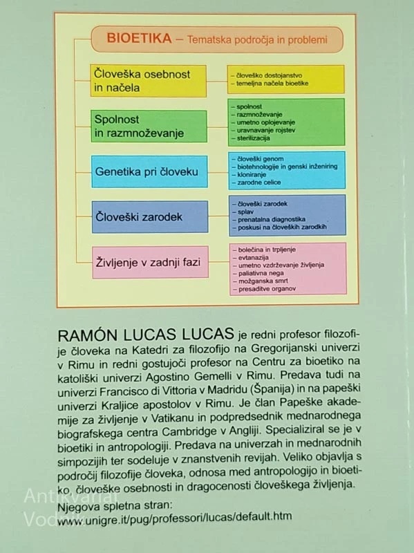 BIOETIKA ZA VSE, Ramon Lucas Lucas