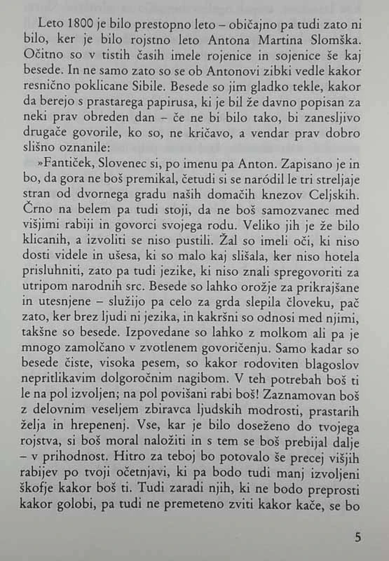 ANTON MARTIN SLOMŠEK, Vlado Habjan