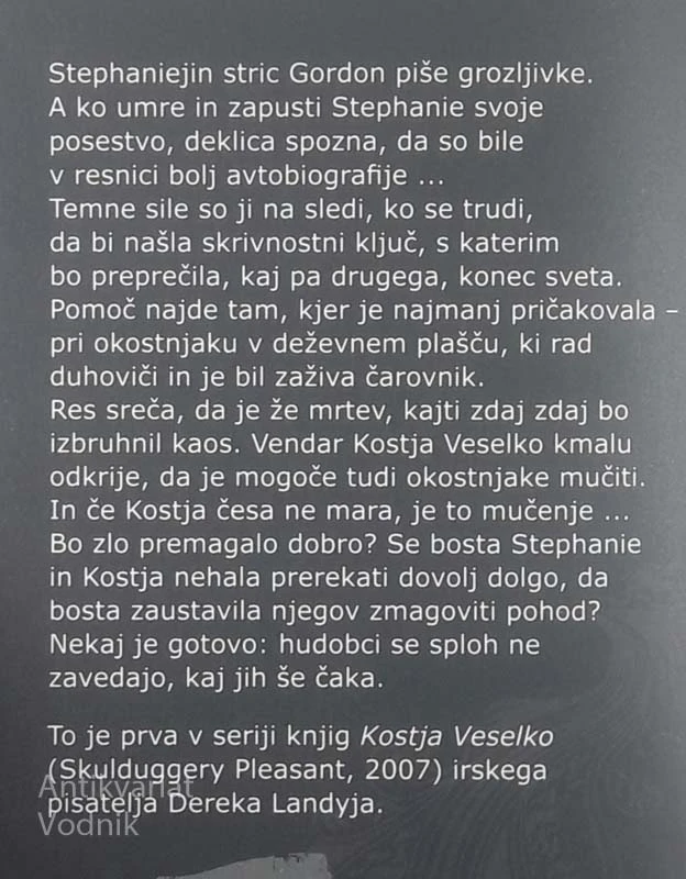 KOSTJA VESELKO, Derek Landy
