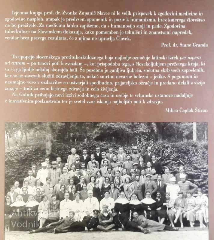 TUBERKULOZA, kuga 19. in 20. stoletja na Slovenskem na primeru sanatorija Golnik 1921-1998