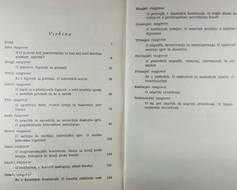 RAZGOVORI O ŠAHU Z ZAČETNIKOM, Milan Vidmar
