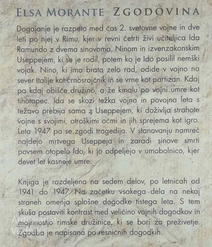 ZGODOVINA, Elisa Morante