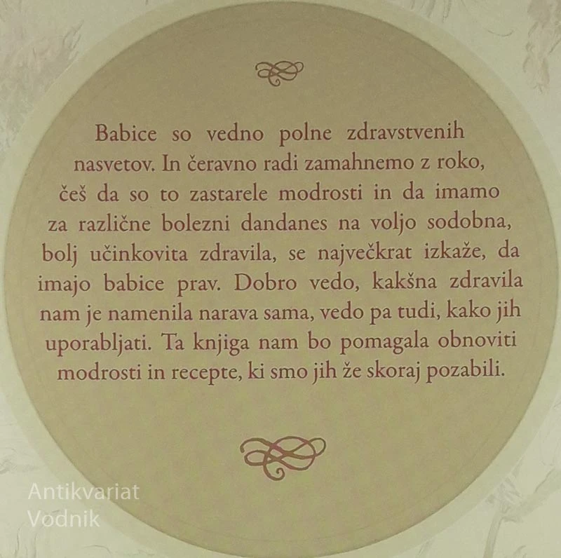 BABIČINA NAJBOLJŠA DOMAČA ZDRAVILA