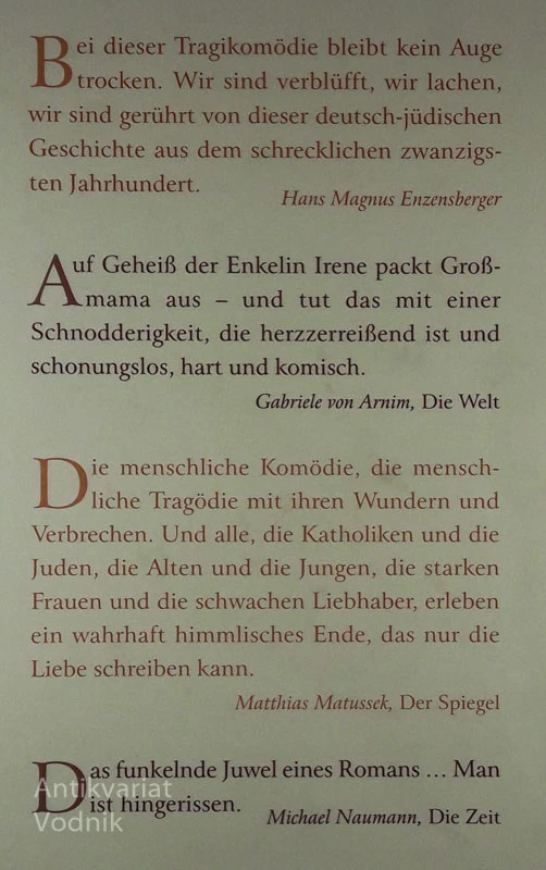 GROSSMAMA PACKT AUS, Irene Dische
