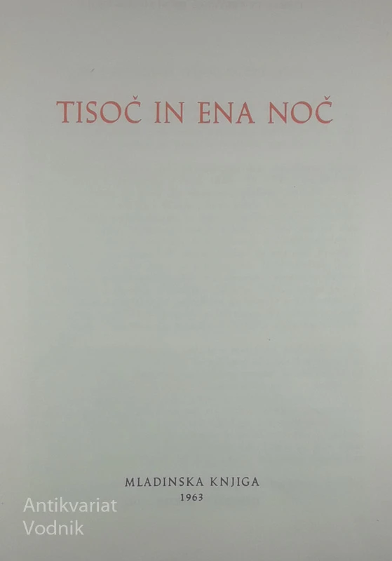 TISOČ IN ENA NOČ
