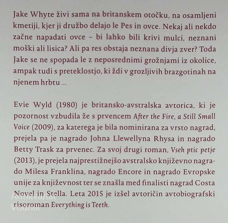 VSEH PTIC PETJE, Evie Wyld