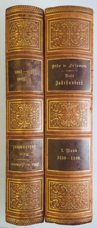 UNSER JAHRHUNDERT, der Neuzeit von Otto o. Leixner, I. in II. del