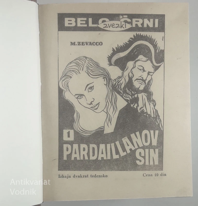 PARDAILLANOV SIN, M. Zevacco (belo-črni zvezki)