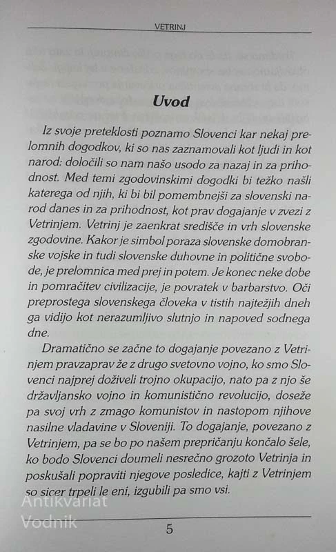 VETRINJ, več avtorjev