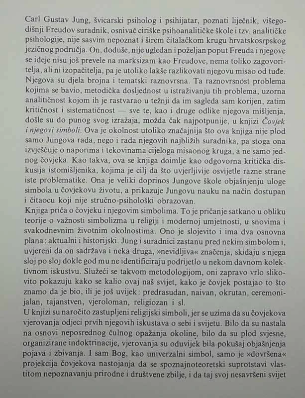 ČOVJEK I NJEGOVI SIMBOLI, Carl G. Jung