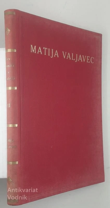 MATIJA VALJAVEC, IZBRANI SPISI ZA MLADINO