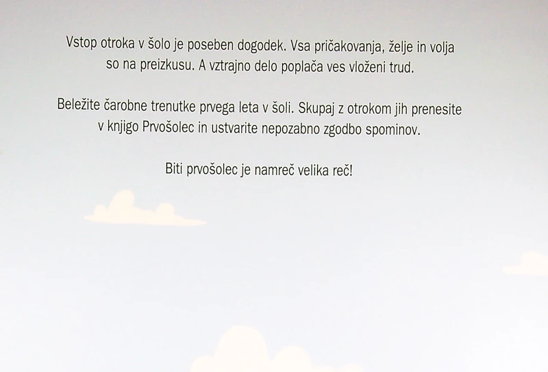 PRVOŠOLEC; SPOMINSKA KNJIGA ZA PRVI RAZRED, Urša Batis Savnik (ilustriral Jure Kralj)