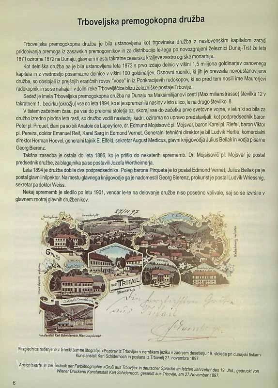 TRBOVELJSKA PREMOGOKOPNA DRUŽBA / TRIFAILER KOHLENWERKS-GESELLSCHAFT, Zmago pl. Jelinčič