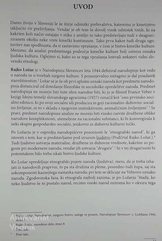 SLOVENSKA KMEČKA KULTURA, Miran Puconja