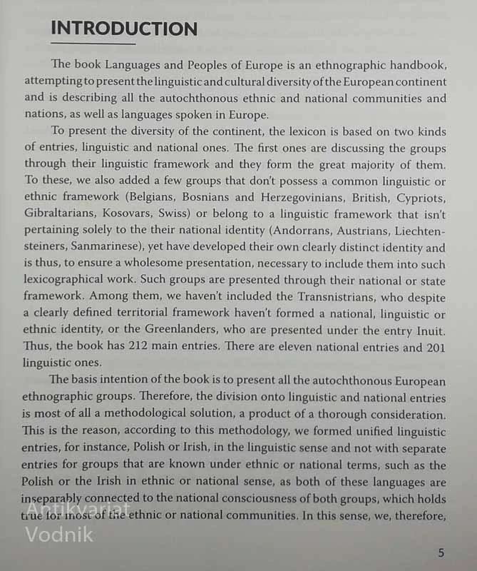 LANGUAGES AND PEOPLES OF EUROPE, Klemen Jelinčič Boeta