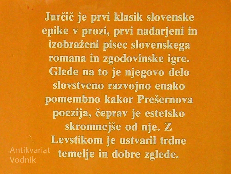 DESETI BRAT, Josip Jurčič