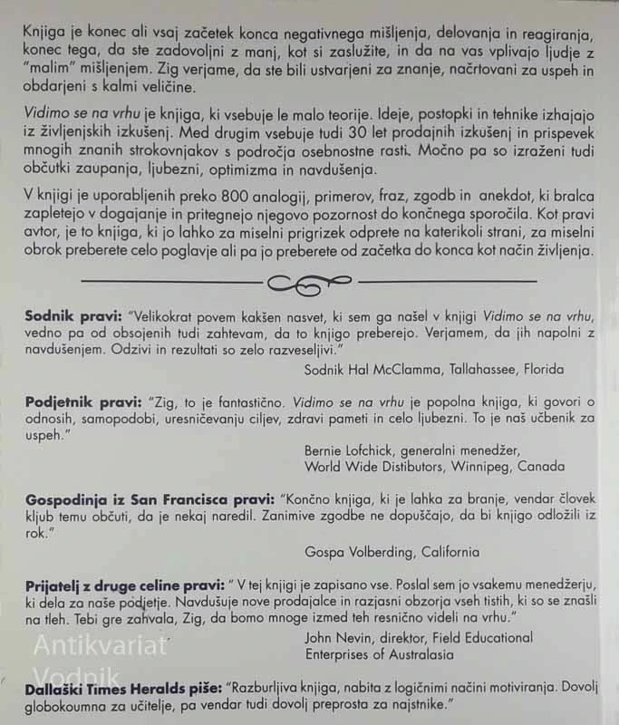 VIDIMO SE NA VRHU, Zig Ziglar