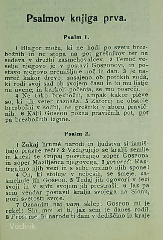 PSALMI PO HEBREJSKEM BESEDILU