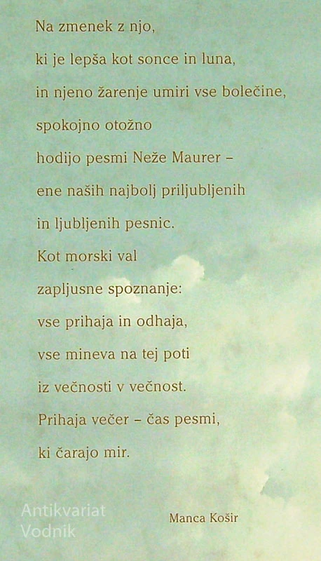 ZMENEK, Neža Maurer