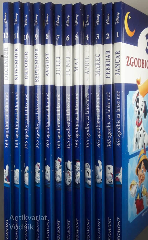 DISNEY 365 ZGODBIC ZA LAHKO NOČ 1-12