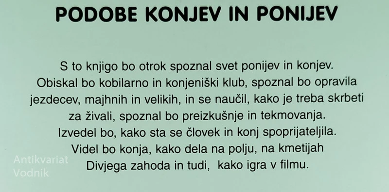 PODOBE KONJEV IN PONIJEV, več avtorjev