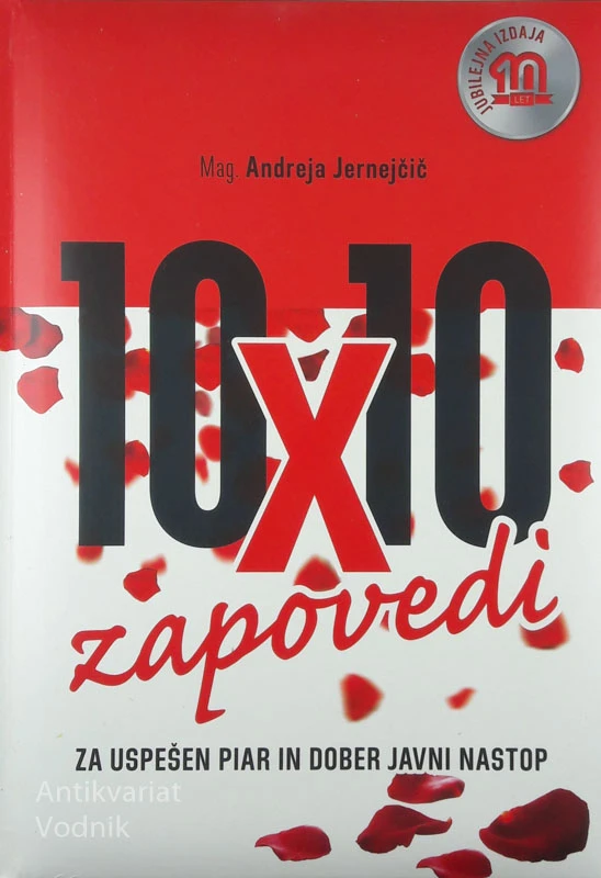 10 x 10 ZAPOVEDI ZA USPEŠEN PIAR IN DOBER JAVNI NASTOP, Andreja Jernejčič