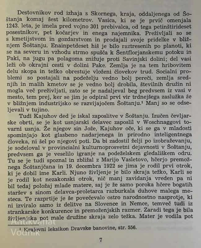 ZBRANO DELO: PESMI, Kajuh