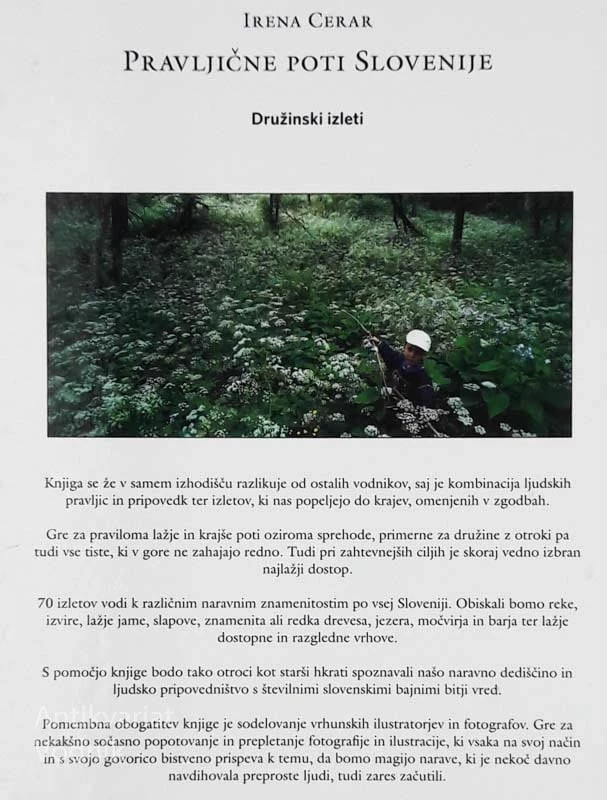 PRAVLJIČNE POTI SLOVENIJE Družinski izleti Irena Cerar