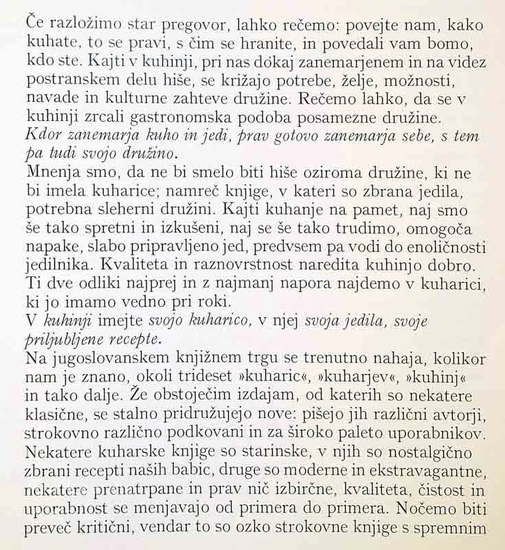 TISOČ IN EN RECEPT JUGOSLOVANSKIH KUHINJ, Selena Mostarac