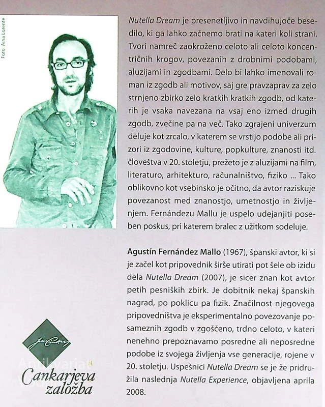 NUTELLA DREAM, Augustín Fernández Mallo
