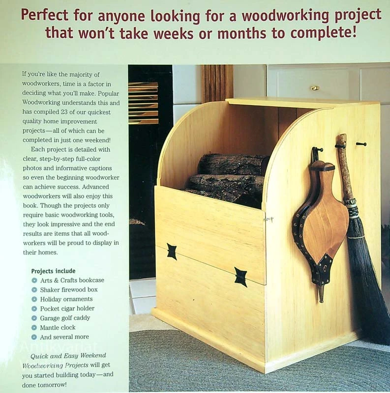 QUICK AND EASY WEEKEND WOODWORKING PROJECTS