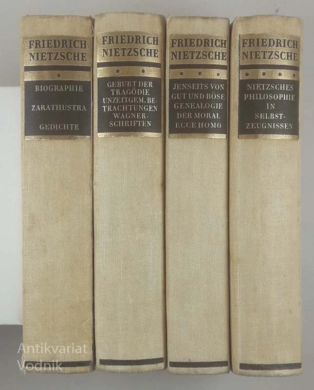 NIETZSCHES WERKE, Friedrich Nietzsche (1-4)