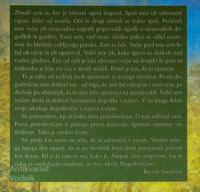 PRVI VODNIK ZA PUSTOLOVCE, B. Sundsten & J. Jaeger