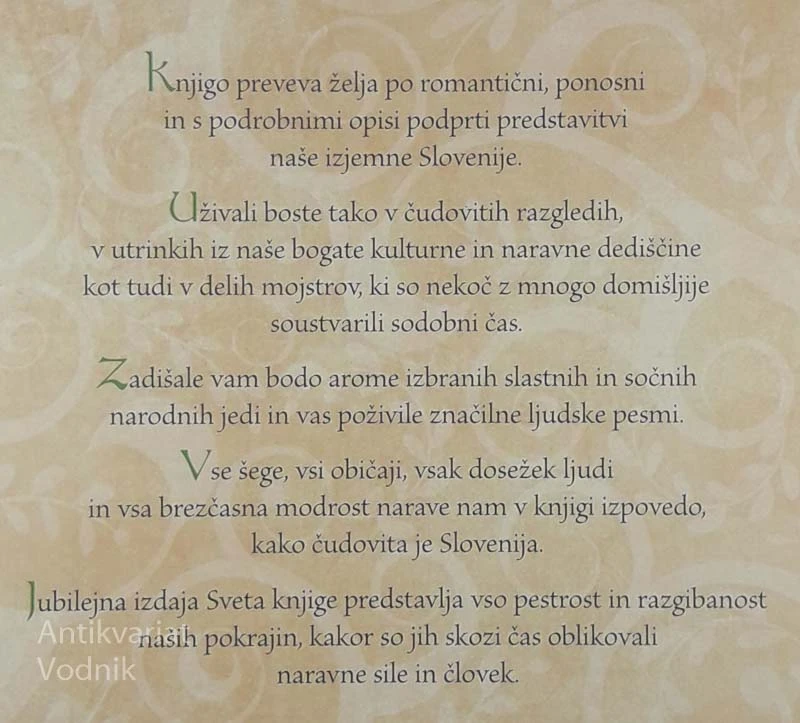 SLOVENIJA; ČUDOVITE POKRAJINE IN LJUDJE, več avtorjev