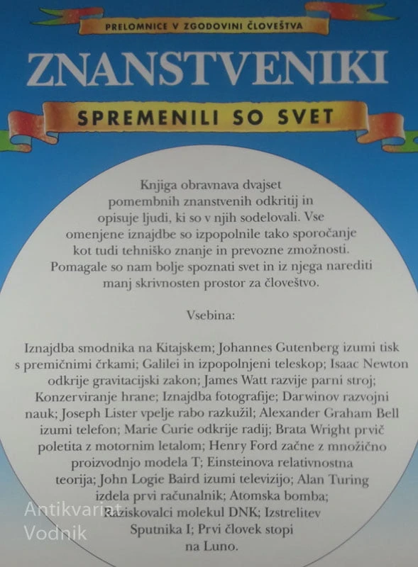 ZNANSTVENIKI; SPREMENILI SO SVET, Philip Wilkinson in Michael Pollard