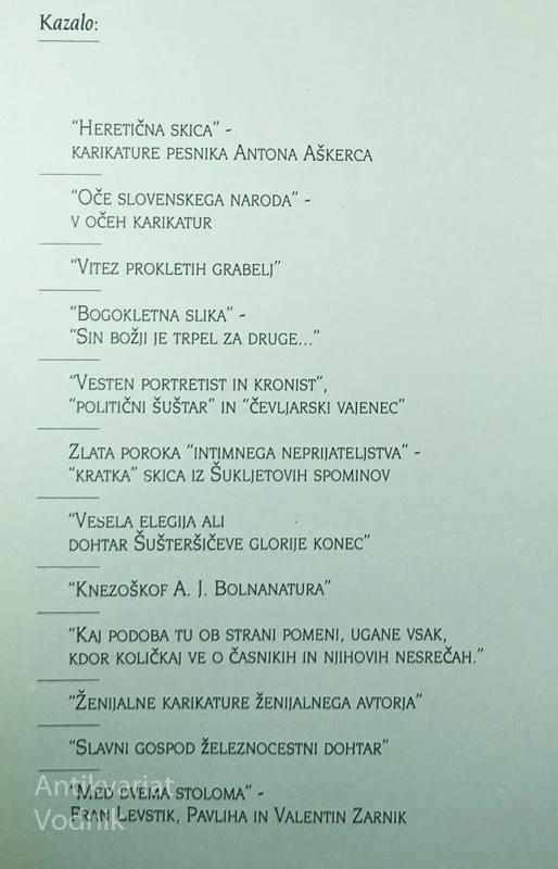 12 JEZNIH MOŽ; 12 ZGODB O SLOVENSKI KARIKATURI, Damir Globočnik
